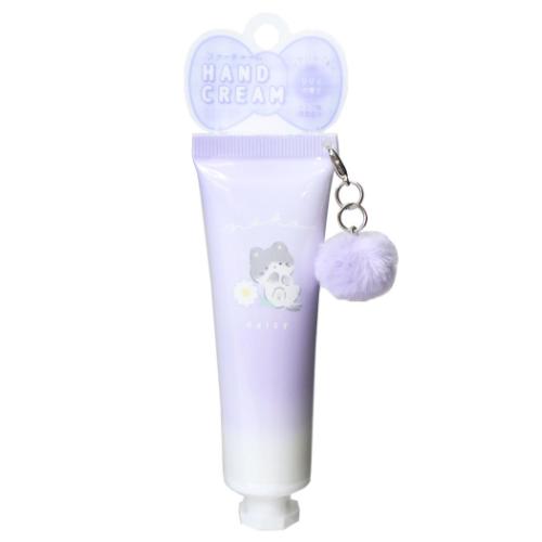 コスメ雑貨 ファーチャーム付きハンドクリーム ねこ クーリア