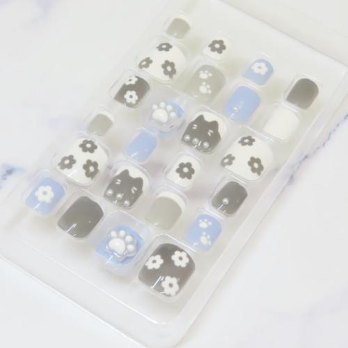 コスメ雑貨 タイニーネイルチップ デイジーキャット クーリア 付け爪 未就学児