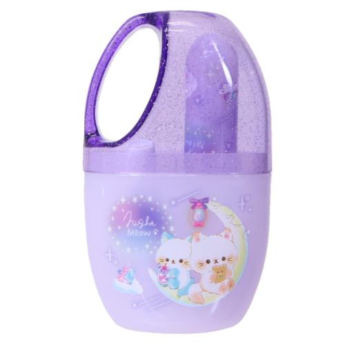 抗菌はみがきセット 歯磨きセット ナイトミャウ クーリア デンタルセット 日本製 かわいい