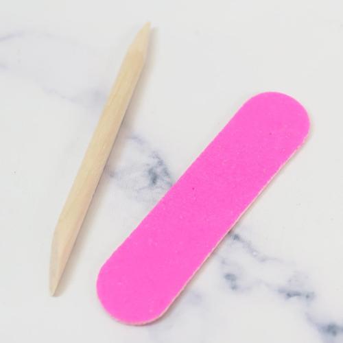 コスメ雑貨 ワンタッチネイルチップ バレリーナ ミラーリボン クーリア 付け爪