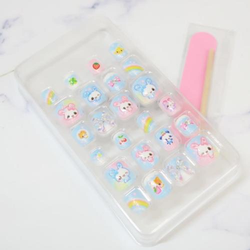 コスメ雑貨 タイルーネイルチップ キャンディツインズ クーリア 付け爪 未就学児