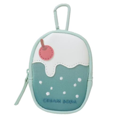 カラビナ付きポーチ クリームソーダ CREAM SODA ミニポーチ グラデーション クーリア