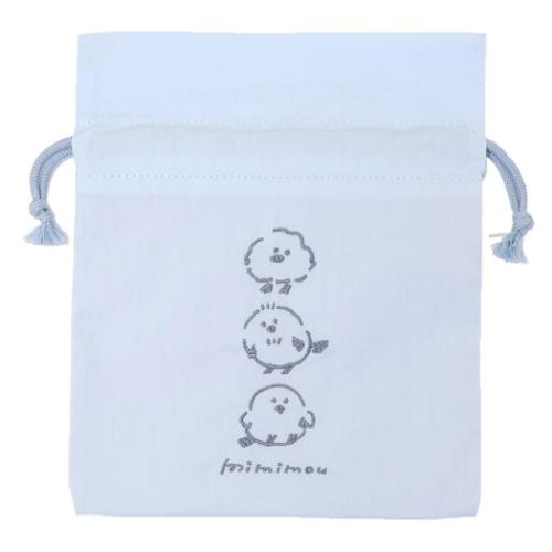 きんちゃくポーチ ミミムー 巾着 シマエナガ クーリア 小物入れ