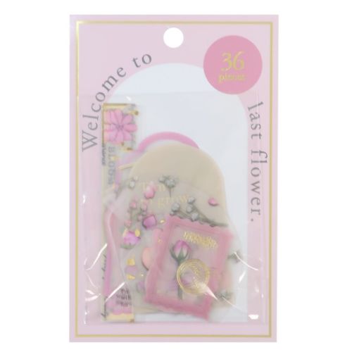 フレークシール フルリエールシール ピンク クーリア デコレーション 手帳デコ おしゃれ