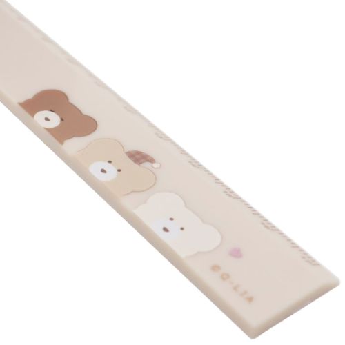 定規 ほっこりモコモカ 17cmスリムストレートスケール おやすみ ものさし 新学期準備文具 かわいい