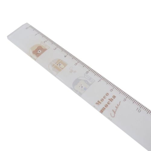 定規 ほっこりモコモカ 17cmスリムストレートスケール おはようタイム クーリア ものさし 新学期準備文具