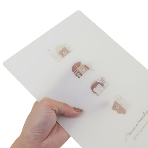 下敷き ほっこりモコモカ 下じき おはようタイム 新学期準備文具 かわいい