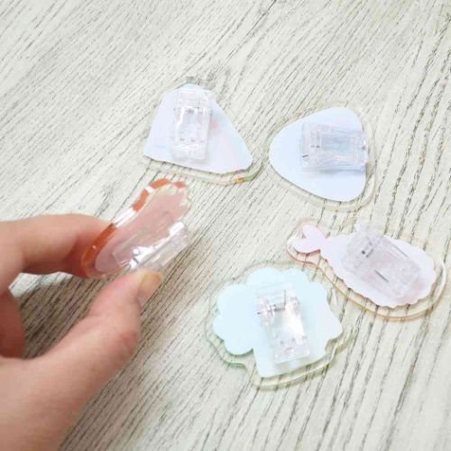 クリップ いただきまぁーすクリップ ぶろっこりー クーリア ダイカットクリップ 事務用品 文具