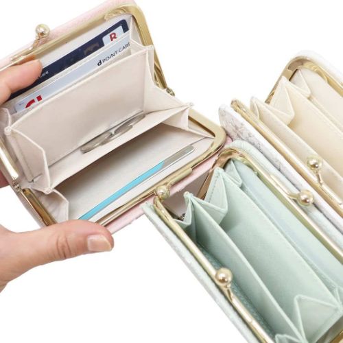 レディース財布 二つ折り財布 がまぐち クラリーチェ クーリア プレゼント ギフト