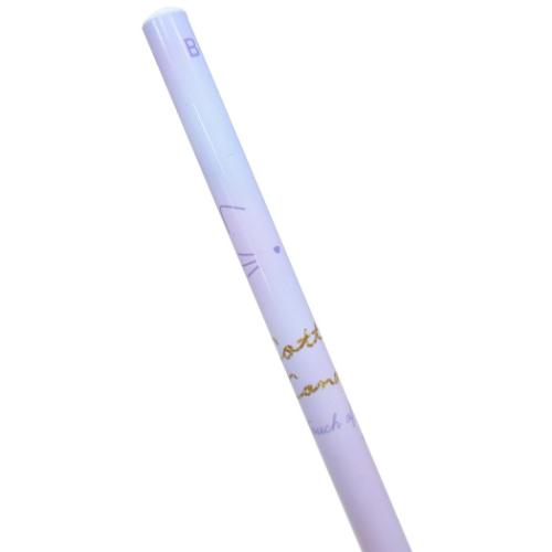 鉛筆 みみぴょこ 鉛筆B 丸軸えんぴつ コットンキャンディネコ 新入学