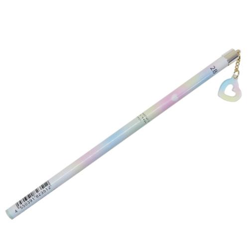 えんぴつ ハートコレクション HEART COLLECTION アクリルチャーム付き鉛筆 新入学 新学期準備文具 かわいい