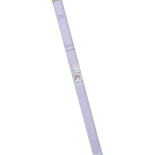 鉛筆 ハートエンジェル鉛筆2B丸軸 チャーミングルーム うさぎ クーリア