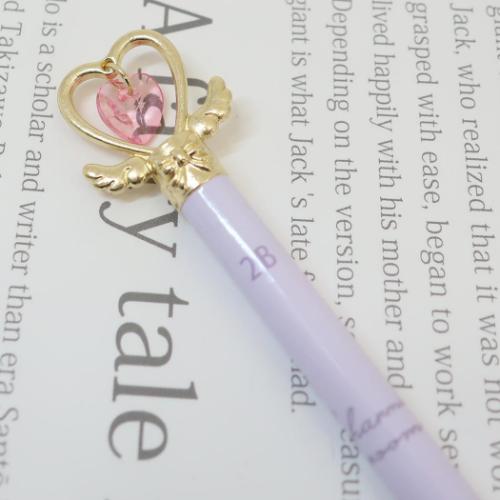 鉛筆 ハートエンジェル鉛筆2B丸軸 チャーミングルーム うさぎ クーリア