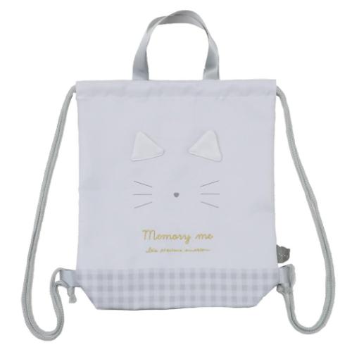 体操服BAG 体操服バッグ ナップサック みみぴょこ メモリーネコ 新入学 クーリア 新学期準備雑貨 女の子