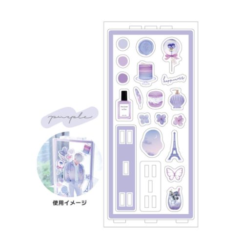 アクリルスタンドケース ピックミーカラー アクスタフレーム ライラックパープル 推し活