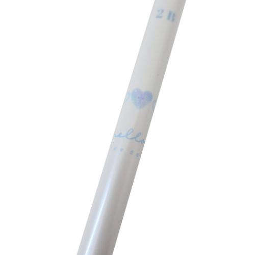 鉛筆 2B 丸軸 メロウブルーデイズ 鉛筆 クーリア ハート ホワイト｜cinemacollection｜02