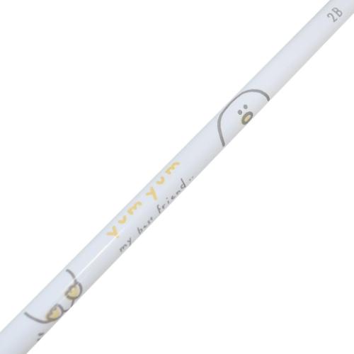 鉛筆 ヤムヤム 鉛筆2B 丸軸えんぴつ だっく 新入学