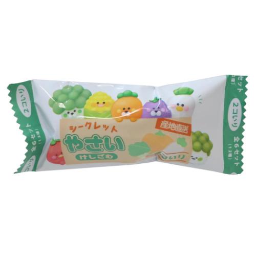 シークレットけしごむ全12種 60個入セット 消しゴム やさいけしごむ