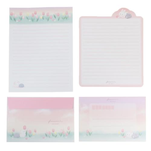 うさぎ　平成レトロ　クーリア　レターセット 平成レトロ animal rand レターセット うさぎ ゾウ パンダ シカ - メルカリ