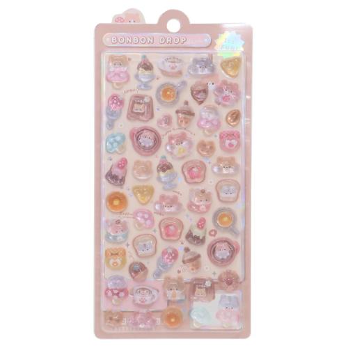 はむはむボンボン　ほかほかボンボン　ボンボンドロップシール　まとめ売り シールシート ボンボンドロップシール はむはむボンボン クーリア