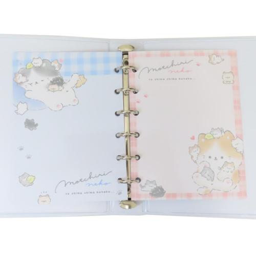 シール帳 カギ付きバッグマイシールバインダー もっちりねこ