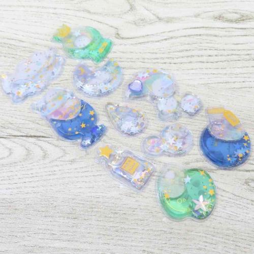 シールシート キラリンウォーターシール エナガシロップ クーリア デコレーション デコシール かわいい