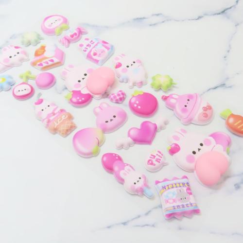 シールシート スペシャルもっちもちシール ピンキーうさちゃん