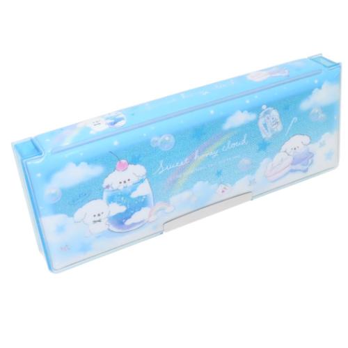 筆箱 両面開きソフトペンケース B スイートハニークラウド