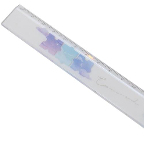 17cm スリムストレートスケール ソライロタイム ものさし クーリア コズミックアンドブルー グッズ