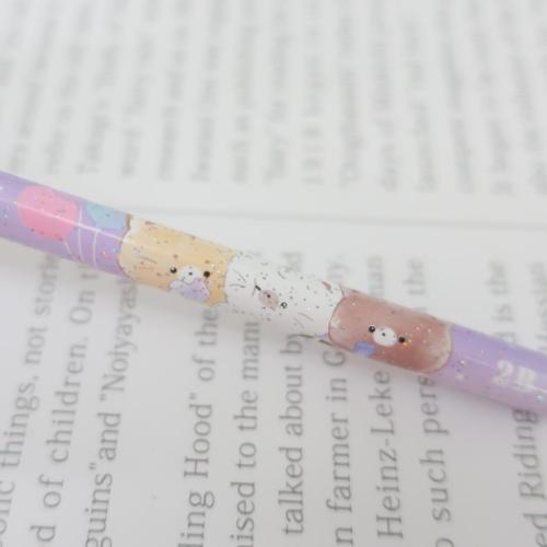 鉛筆 むぎゅっと 鉛筆2B丸 ゆうえんちA 新学期準備文具 かわいい