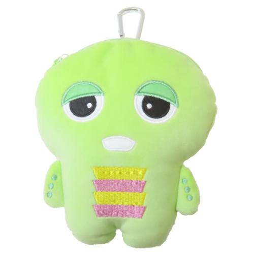 ガチャピン＆ムック キャラクター ミニポーチ カラビナ付きぬいぐるみポーチ 爆買