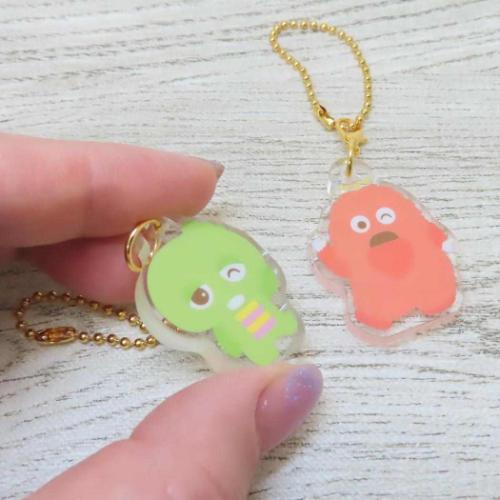 ガチャピン＆ムック グッズ キーチェーン キャラクター おそろい