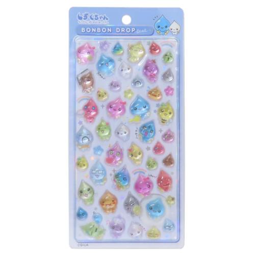 シールシート ボンボンドロップシール しずくの森のなかまたち しずくちゃん
