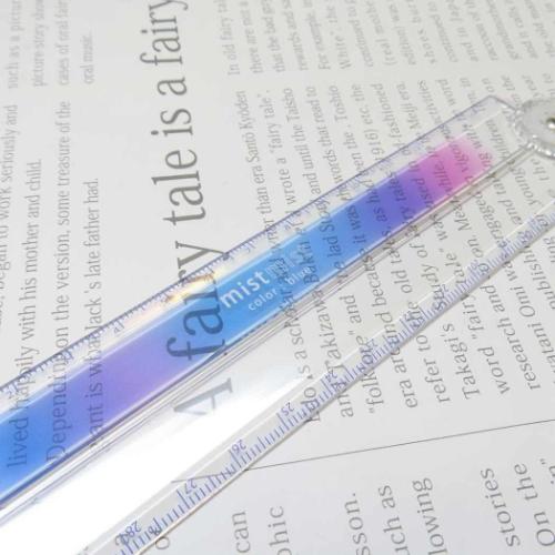 定規 折りたたみスケール ミストミスト ブルー クーリア 筆箱 新学期準備文具