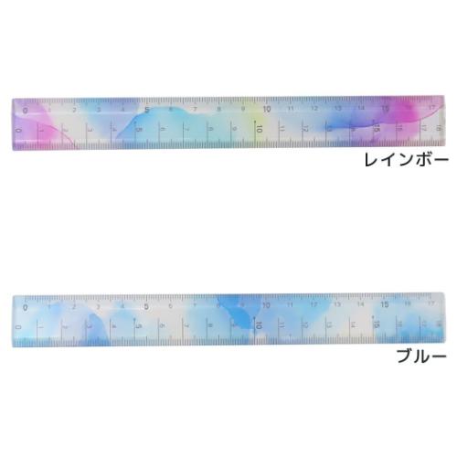 定規 2タイプメモリスケール ミストミスト クーリア 新学期準備文具 かわいい
