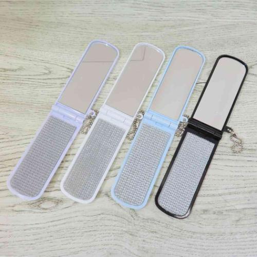 リントブラシ ミラー付き洋服ブラシ マイルドカラーコスメ クーリア