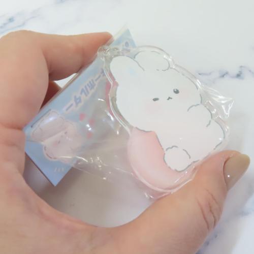 キーホルダー もちもちBIGおしりキーホルダー うさぎ クーリア