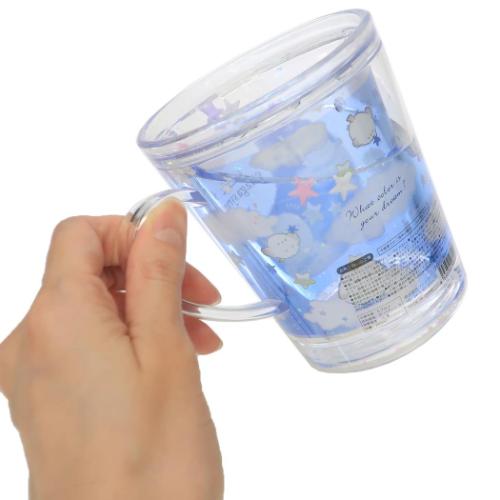 プラカップ ゆらキラウォーターカップ エナガシロップ クーリア 食器
