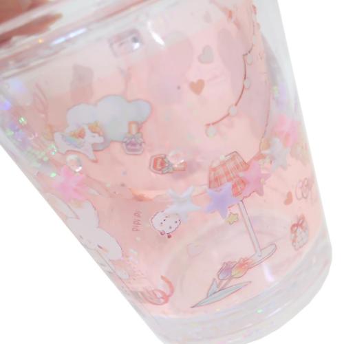 プラカップ ゆらキラウォーターカップ おやすみバニー クーリア