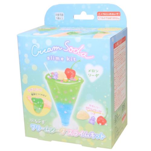 おもちゃ クリームソーダスライムキット メロンソーダ クーリア