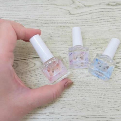 コスメ雑貨 フラワーシャトン ネイルオイル ねこ ラグドール ネイルケア 爪 保湿 かわいい