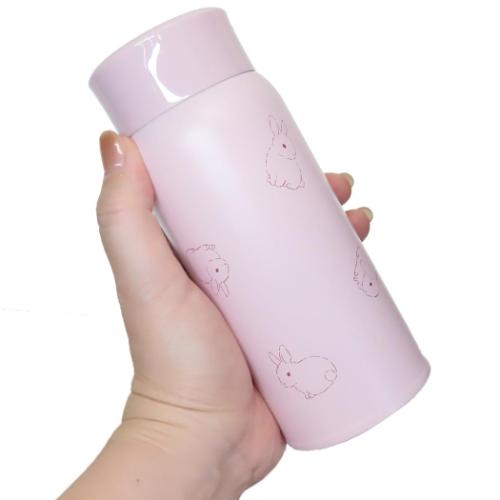 【激安通販 オンラインショップ】 保温保冷水筒 新学期 ウサギ 350ml ステンレスボトル ミリミリ 保存容器・ケース
