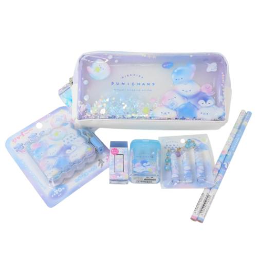 文具セット きらきらぷにちゃんず 7点文房具セット つみつみ 新学期準備文具 大容量 かわいい