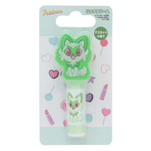 リップクリーム マスコット付きリップクリーム ポケットモンスター ポケモン ニャオハ マスカットの香り レイス リップケア