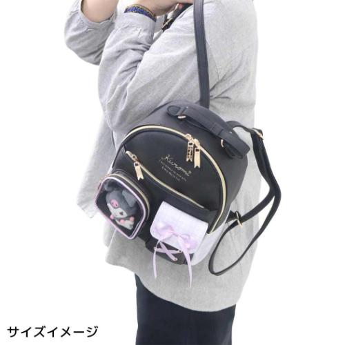 クロミ リュック 合皮チェック2ポケットぬい付ミニデイパック サンリオ