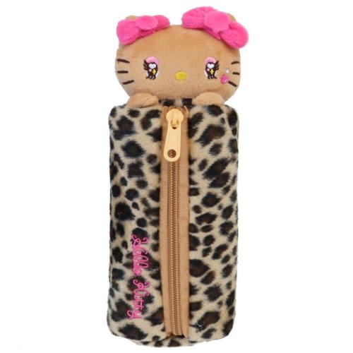 ハローキティ ペンケース ぬいぐるみペンポーチ ギャル ヒョウ