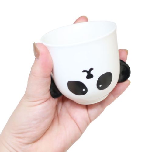 アニマル食器 ティーポット＋ティーカップ ティーフォーワンセット おもしろ雑貨 プレゼント ギフト ぱんだのティーフォーワン サンアート