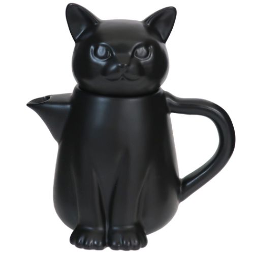 サンアート 磁器製急須 黒猫ティーポット ねこ プレゼント 男の子