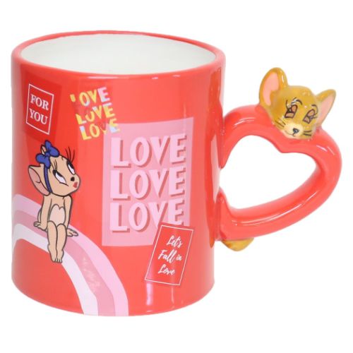 磁器製マグ マグカップ トムとジェリー ワーナーブラザース LOVE ジェリー＆チェリー サンアート