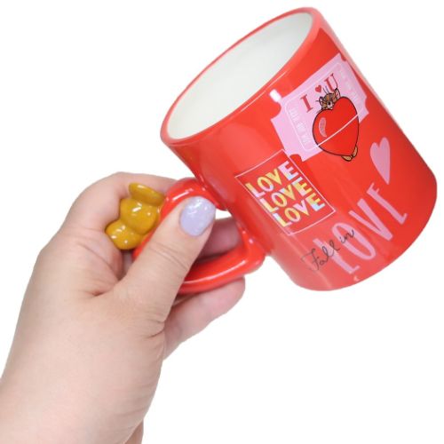 磁器製マグ マグカップ トムとジェリー ワーナーブラザース LOVE ジェリー＆チェリー サンアート